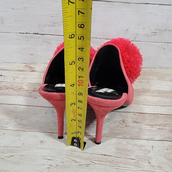 Eugenia Kim feather pom mule heels - Picture 7 of 11